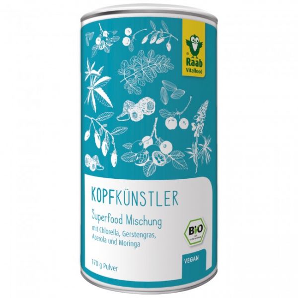 Raab Vitalfood BIO Superfood Mischung Kopfkünstler