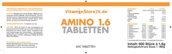 VitaminStore24 Amino 1.6