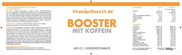 VitaminStore24 Booster mit Koffein