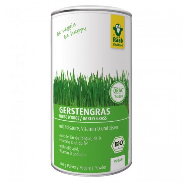 Raab Vitalfood Bio Gerstengras Pulver