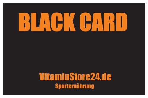 Black Card 5% "Kundenkarte"